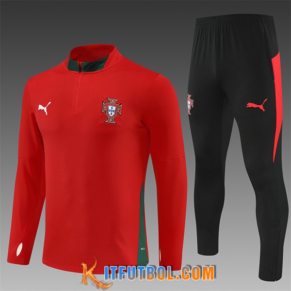 Chandal Equipos De Futbol Portugal Ninos Rojo/Verde 2025/2026