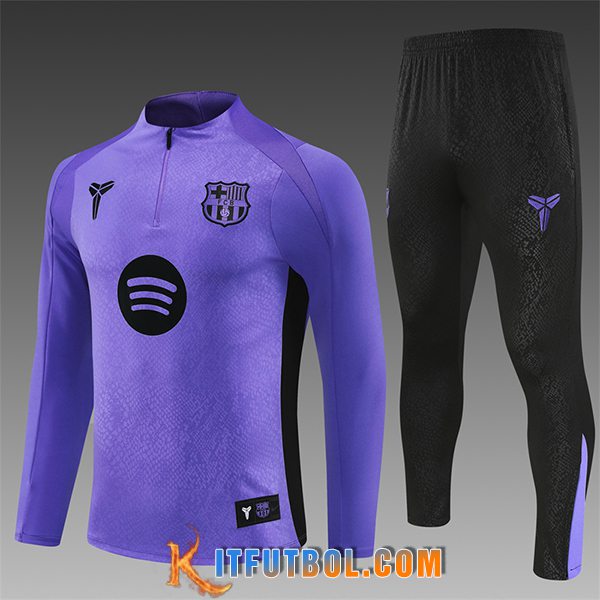 Chandal Equipos De Futbol FC Barcelona Ninos Violeta/Negro 2025/2026