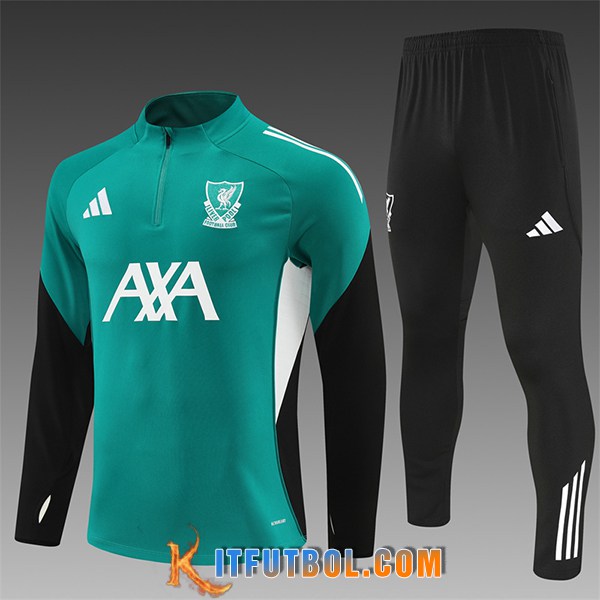 Chandal Equipos De Futbol FC Liverpool Ninos Verde/Negro/Blanco 2025/2026