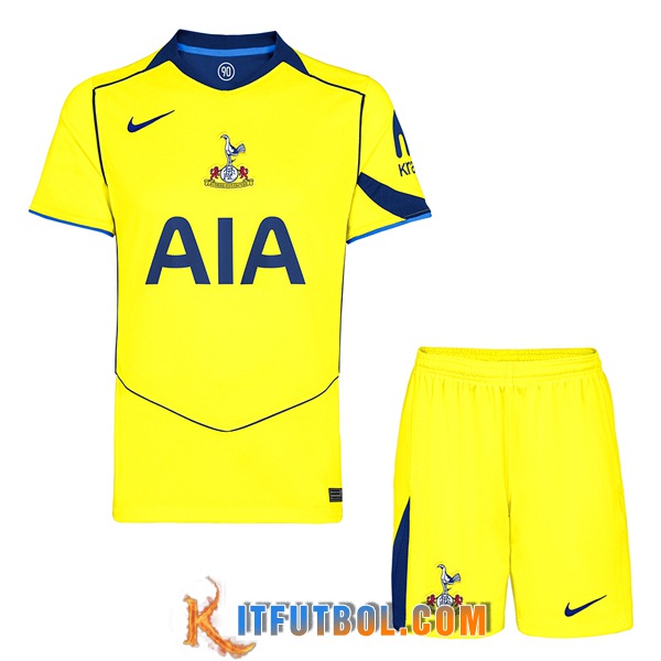 Nueva Camisetas De Futbol Tottenham Hotspurs Ninos Tercera 2025/2026