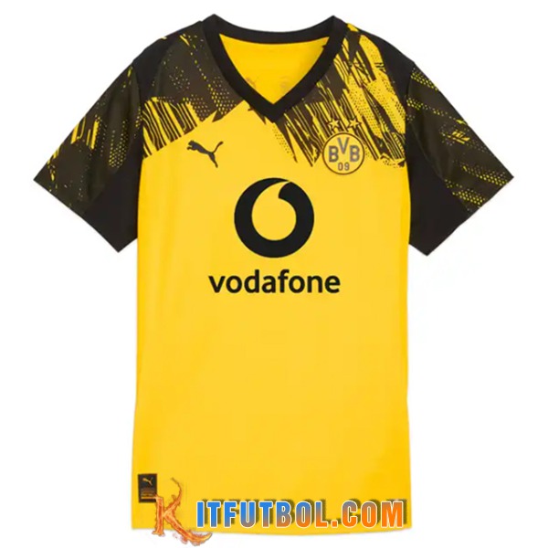 Nueva Camisetas De Futbol Dortmund Mujer Primera 2025/2026