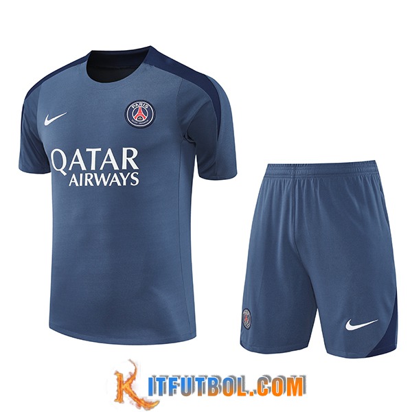 Camiseta Entrenamiento PSG Gris/Azul 2025/2026