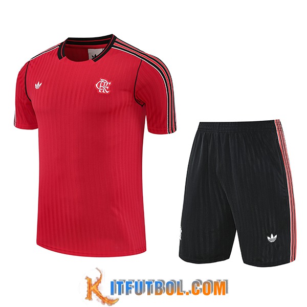 Camiseta Entrenamiento Flamengo Rojo/Negro 2025/2026 -02