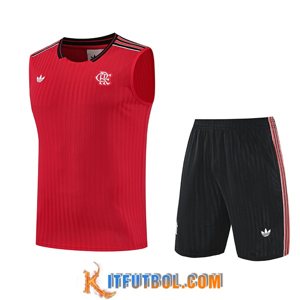 Camiseta Entrenamiento sin mangas Flamengo Rojo/Negro 2025/2026