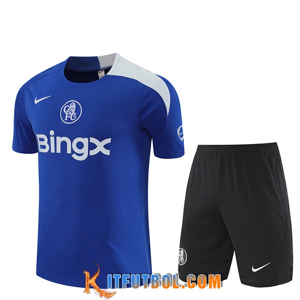 Camiseta Entrenamiento FC Chelsea Azul/Blanco 2025/2026