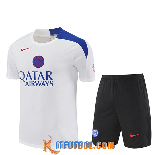 Camiseta Entrenamiento PSG Blanco/Azul 2025/2026