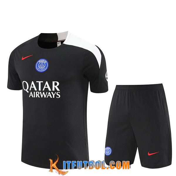 Camiseta Entrenamiento PSG Negro/Azul 2025/2026
