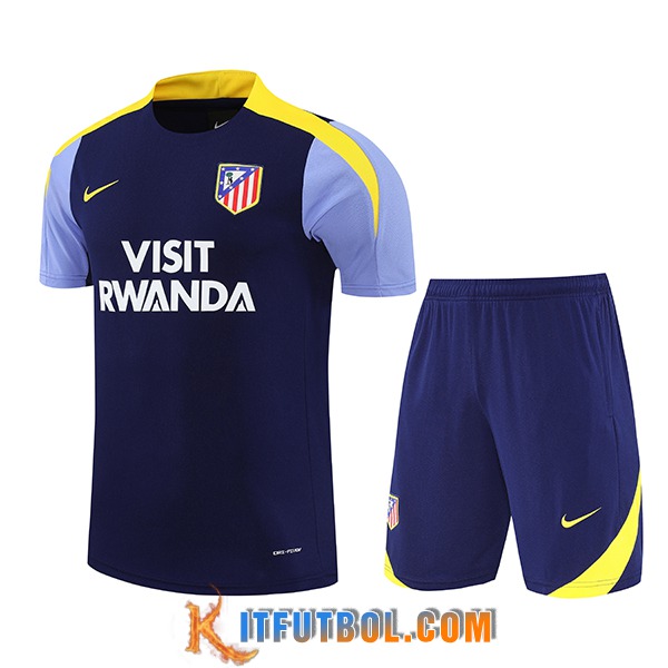 Camiseta Entrenamiento Atletico Madrid Azul/Violeta/Amarillo 2025/2026