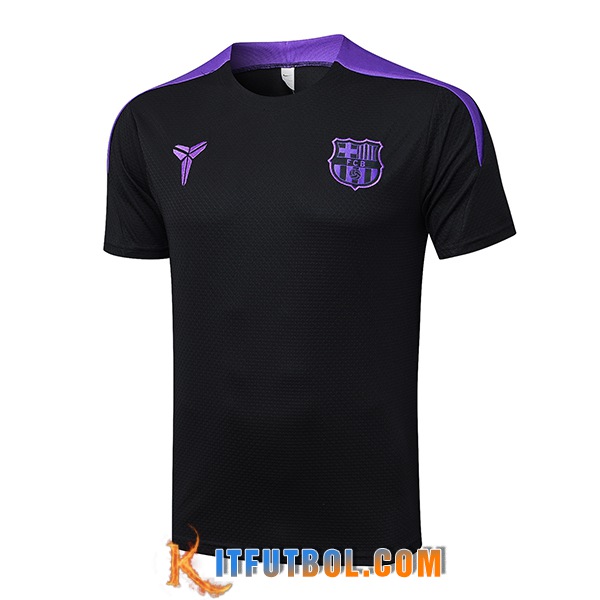 Camiseta Entrenamiento FC Barcelona Negro/Violeta 2025/2026