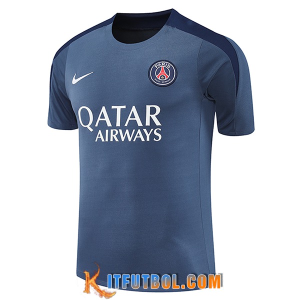 Camiseta Entrenamiento PSG Gris/Azul 2025/2026