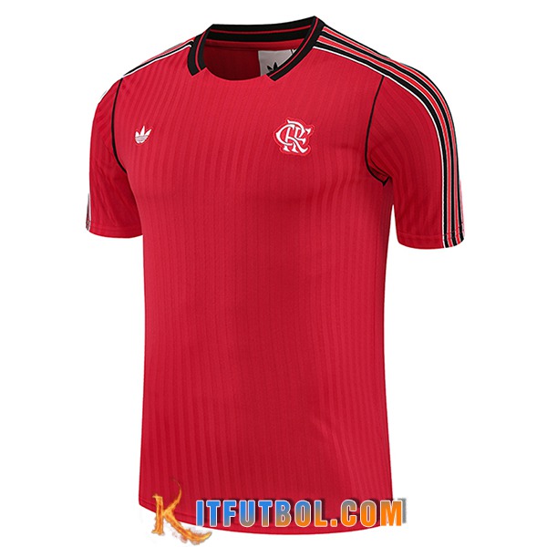 Camiseta Entrenamiento Flamengo Rojo/Negro 2025/2026 -02