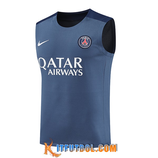 Chalecos De Futbol PSG Gris/Azul 2025/2026