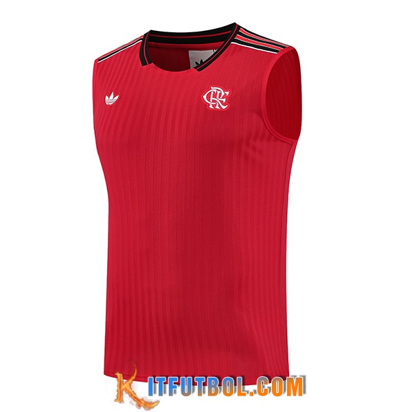 Chalecos De Futbol Flamengo Rojo/Negro 2025/2026