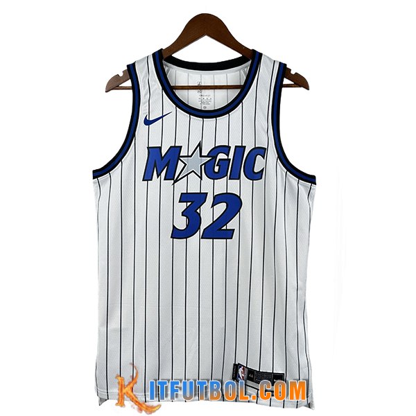 Camisetas NBA Orlando Magic (O'NEAL #32) 2025/26 Blanco/Azul/Negro