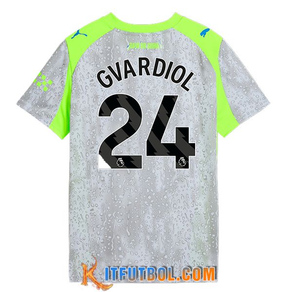 Camisetas De Futbol Manchester City (GVARDIOL #24) 2025/2026 Tercera