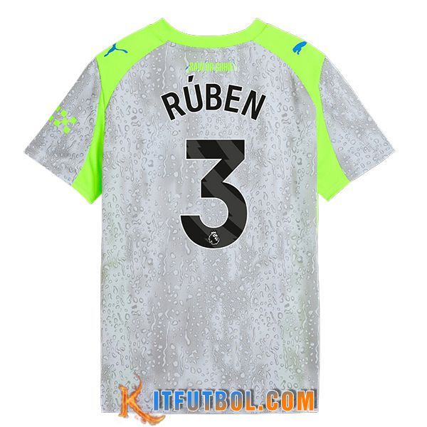 Camisetas De Futbol Manchester City (RÚBEN #3) 2025/2026 Tercera