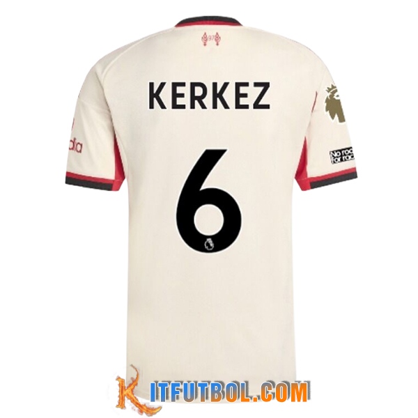 Camisetas De Futbol Liverpool (KERKEZ #6) 2025/2026 Segunda