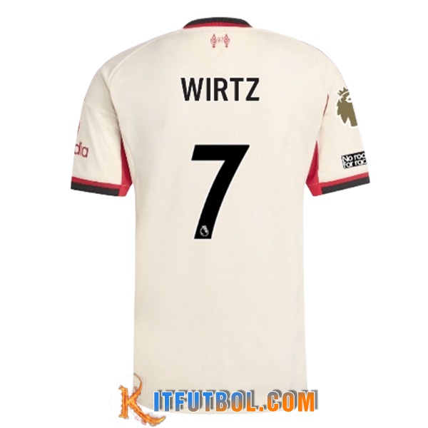 Camisetas De Futbol Liverpool (WIRTZ #7) 2025/2026 Segunda
