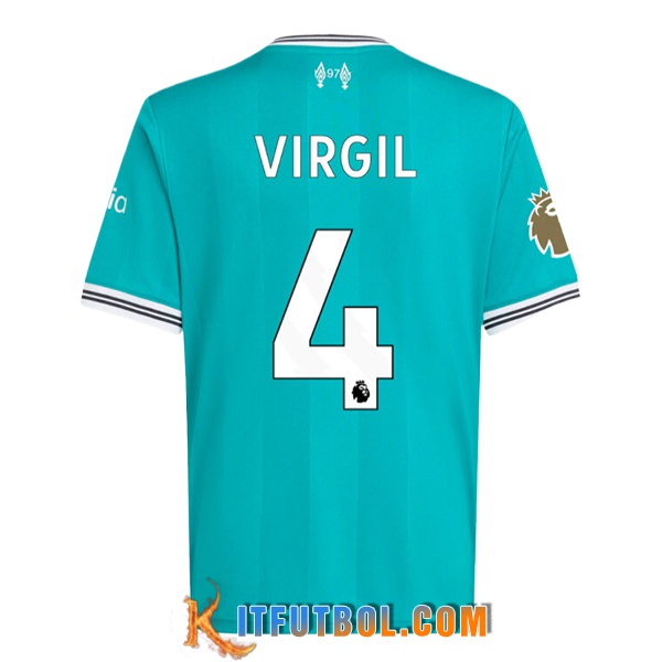 Camisetas De Futbol Liverpool (VIRGIL #4) 2025/2026 Tercera