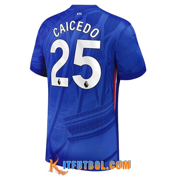 Camisetas De Futbol Chelsea (CAICEDO #25) 2025/2026 Primera