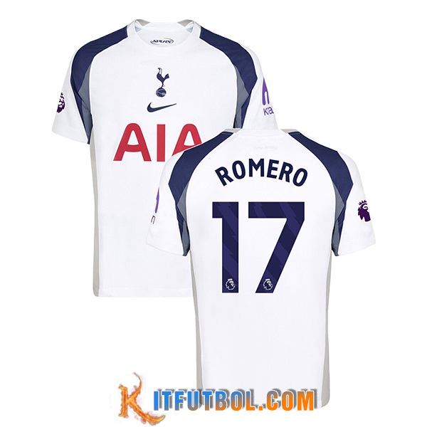 Camisetas De Futbol Tottenham Hotspur (ROMERO #17) 2025/2026 Primera