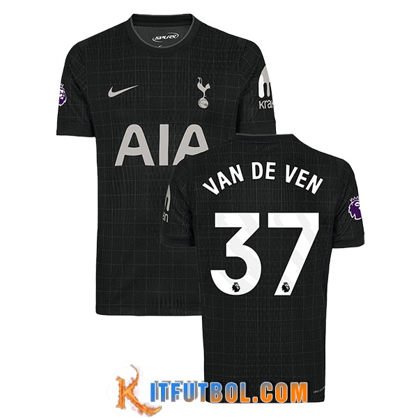 Camisetas De Futbol Tottenham Hotspur (VAN DE VEN #37) 2025/2026 Segunda