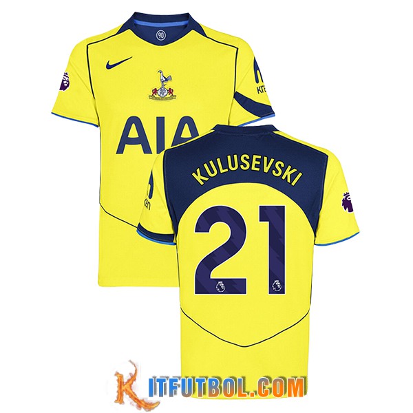 Camisetas De Futbol Tottenham Hotspur (KULUSEVSKI #21) 2025/2026 Tercera
