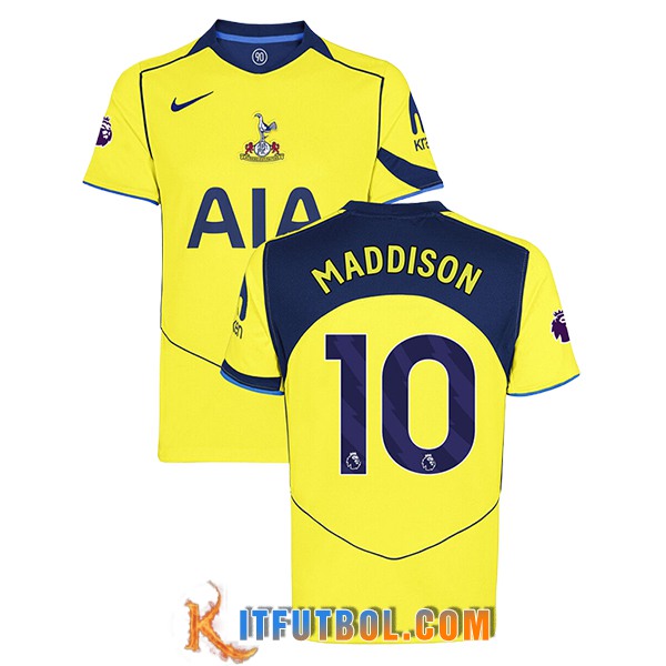 Camisetas De Futbol Tottenham Hotspur (MADDISON #10) 2025/2026 Tercera