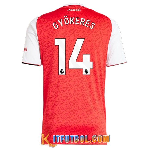 Camisetas De Futbol Arsenal (GYÖKERES #14) 2025/2026 Primera