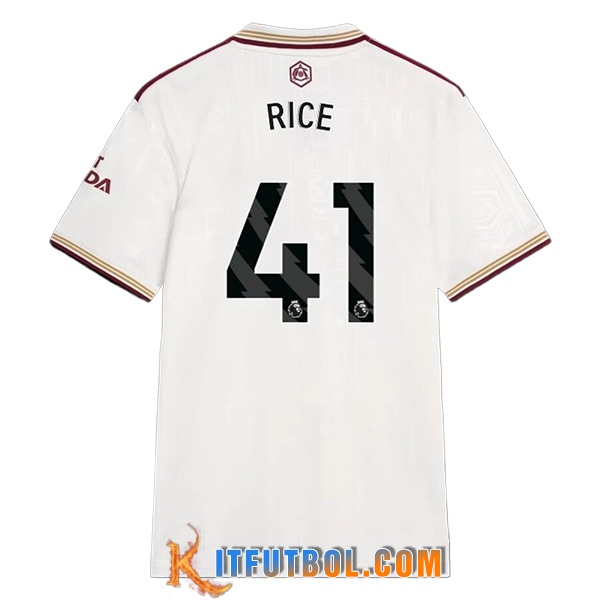 Camisetas De Futbol Arsenal (RICE #41) 2025/2026 Tercera