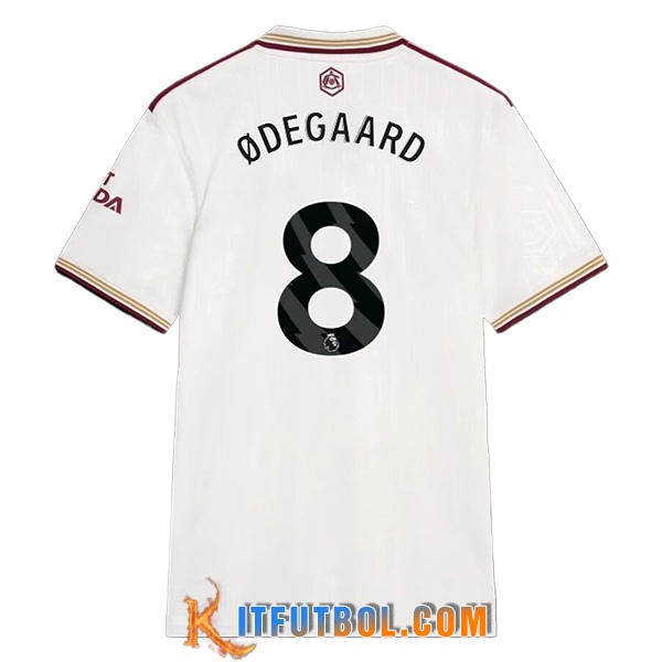 Camisetas De Futbol Arsenal (ØDEGAARD #8) 2025/2026 Tercera