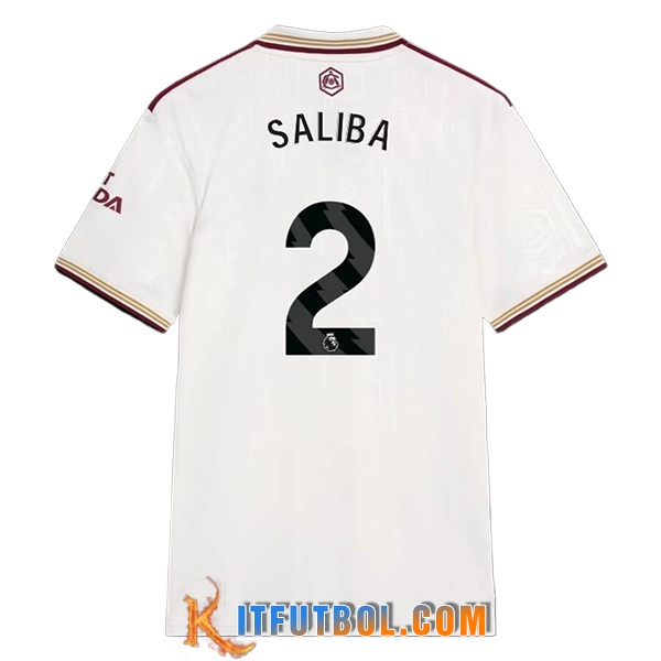 Camisetas De Futbol Arsenal (SALIBA #2) 2025/2026 Tercera