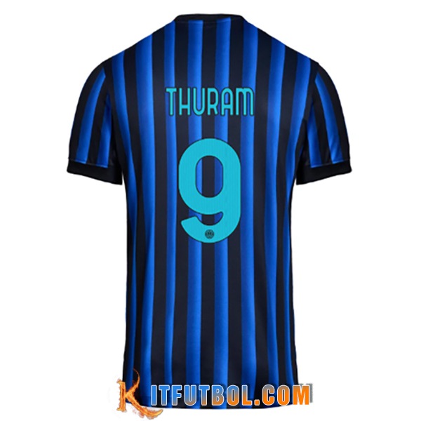 Camisetas De Futbol Inter Milan (THURAM #9) 2025/2026 Primera