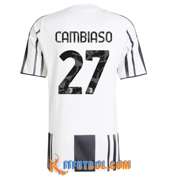 Camisetas De Futbol Juventus (CAMBIASO #27) 2025/2026 Primera