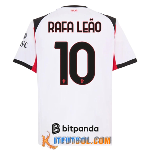 Camisetas De Futbol AC Milan (RAFAEL LEÃO #10) 2025/2026 Segunda