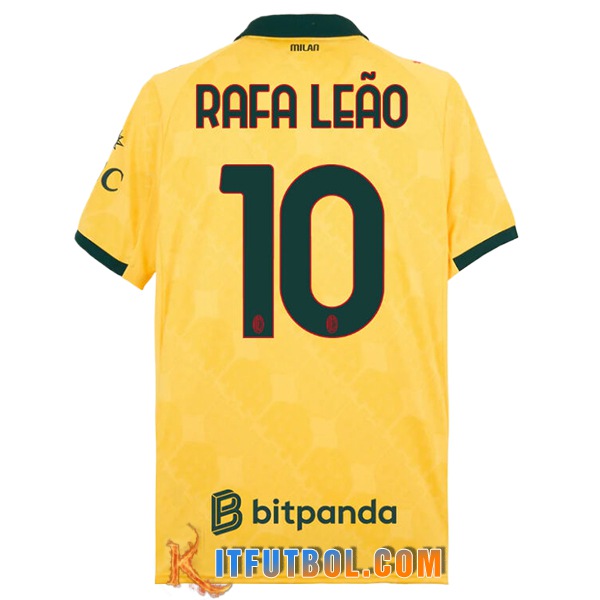 Camisetas De Futbol AC Milan (RAFAEL LEÃO #10) 2025/2026 Tercera
