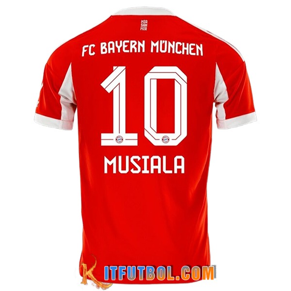 Camisetas De Futbol Bayern Munich (MUSIALA #10) 2025/2026 Primera