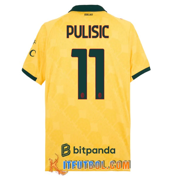 Camisetas De Futbol AC Milan (PULISIC #11) 2025/2026 Tercera