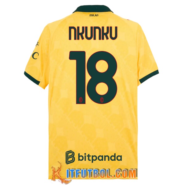 Camisetas De Futbol AC Milan (NKUNKU #18) 2025/2026 Tercera