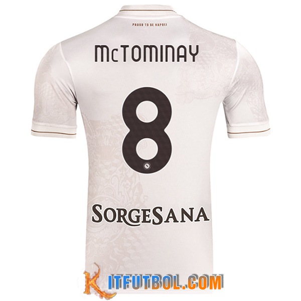 Camisetas De Futbol SSC Napoli (MCTOMINAY #8) 2025/2026 Segunda