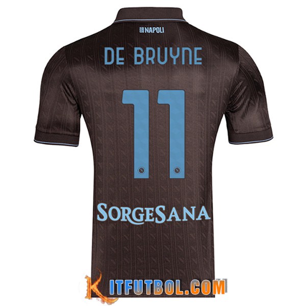 Camisetas De Futbol SSC Napoli (DE BRUYNE #11) 2025/2026 Tercera