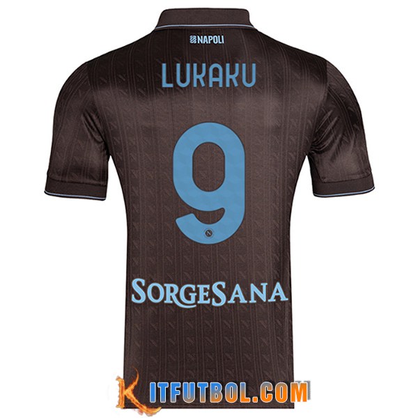 Camisetas De Futbol SSC Napoli (LUKAKU #9) 2025/2026 Tercera