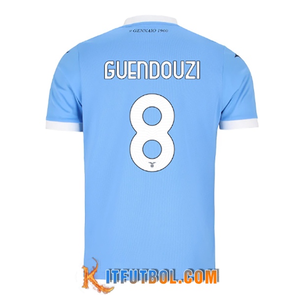Camisetas De Futbol SS Lazio (GUENDOUZI #8) 2025/2026 Primera