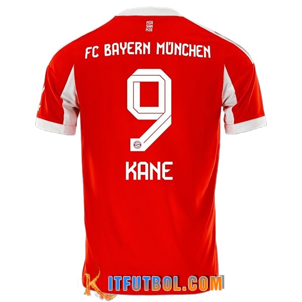 Camisetas De Futbol Bayern Munich (KANE #9) 2025/2026 Primera