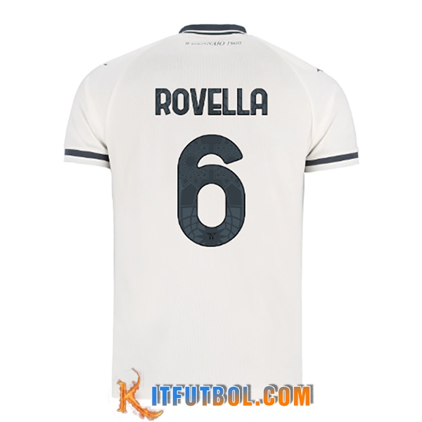 Camisetas De Futbol SS Lazio (ROVELLA #6) 2025/2026 Segunda