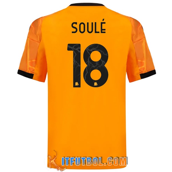 Camisetas De Futbol AS Roma (SOULÉ #18) 2025/2026 Segunda