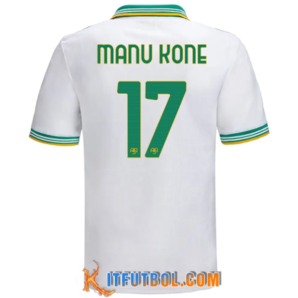 Camisetas De Futbol AS Roma (MANU KONÉ #17) 2025/2026 Tercera