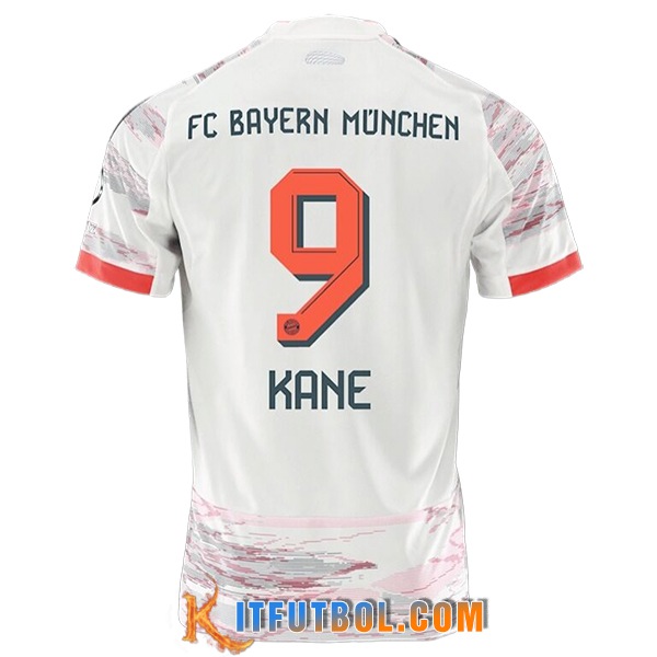 Camisetas De Futbol Bayern Munich (KANE #9) 2025/2026 Segunda