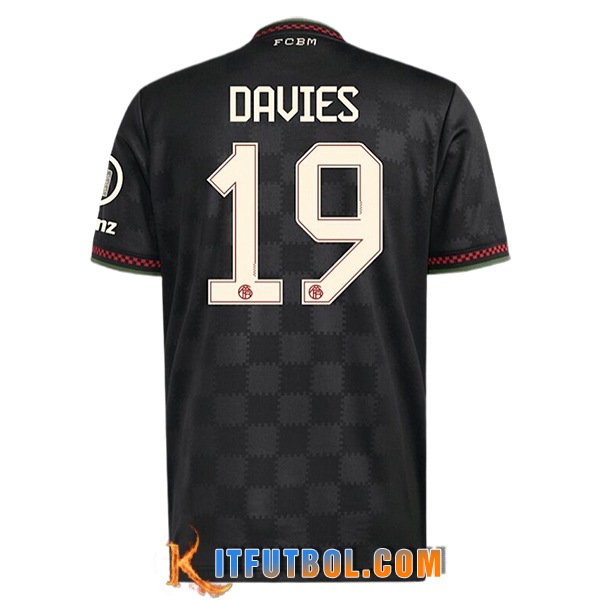 Camisetas De Futbol Bayern Munich (DAVIES #19) 2025/2026 Champions League
