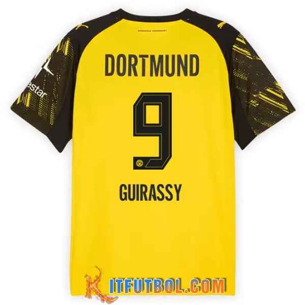 Camisetas De Futbol Dortmund (GUIRASSY #9) 2025/2026 Primera